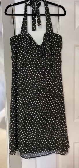 Adorable Polka-dot Halter Dress - Picture 1 of 2